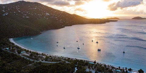 Sunset in Magens Bay