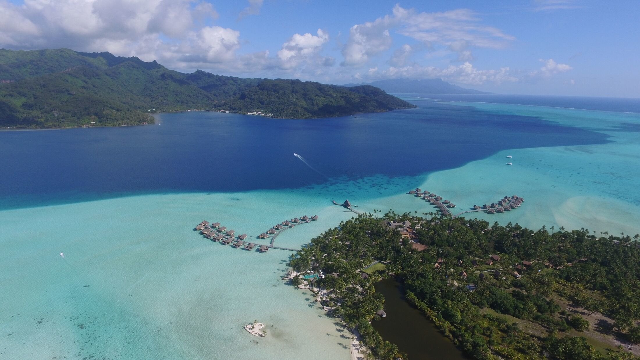 Vista Aeria de Tahití