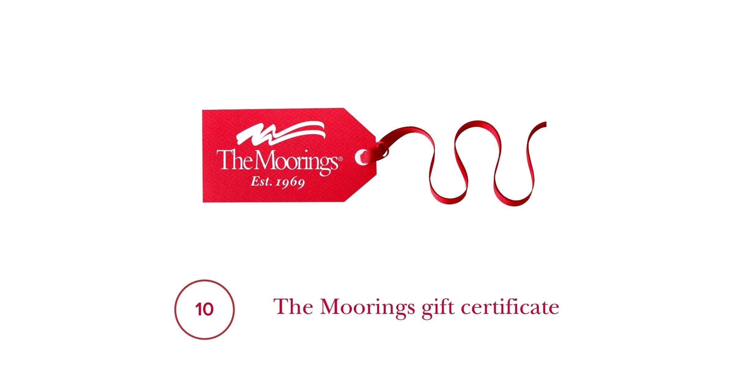 Moorings Gift certificate